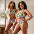 Pansexual Pride Aloha High-Waisted Bikini